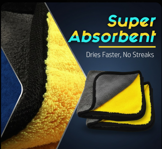Premium 650 GSM Microfiber Drying Towel – Super Absorbent & Scratch-Free