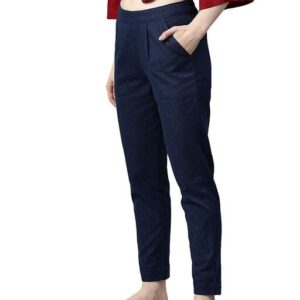 HOUSE OF LIBAAZ Cotton Flex Casual Women Pant/Palazzo/Palazzo Pant/Casual Trouser/Slim Fit Pant/Pencil Pants with Both Side Pocket