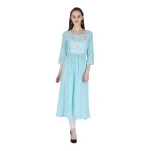 Women's Embroidery Stylish Long Kurta